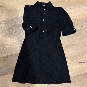 Zara Black Lace Formal Dress